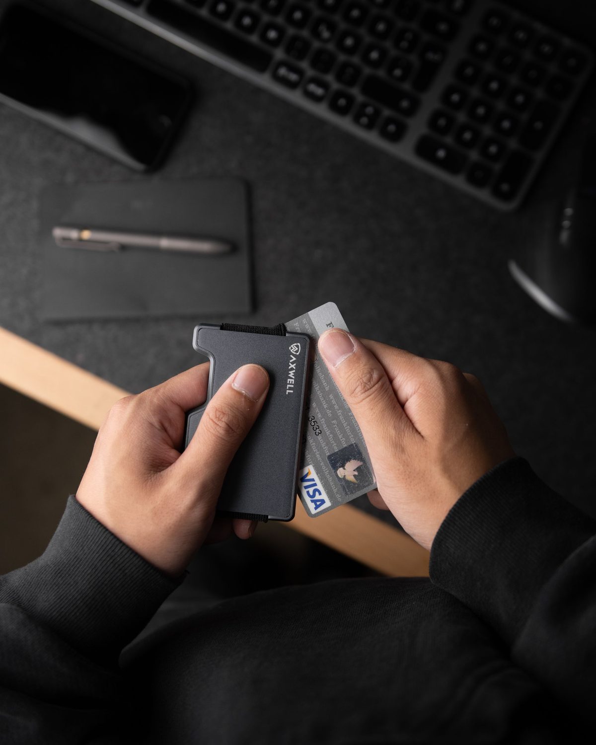 Person holding Visa debit card - Cash App Cash Card for everyday spending and cash withdrawals